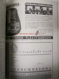 Teknikervärlden 1939 -sidottu vuosikerta