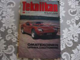 Tekniikan Maailma 1971 / 8 koeajossa Mini Clubman.Morris Marina.Suomen Autoteollisuus 40 vuotta.Kawasaki 350.ym