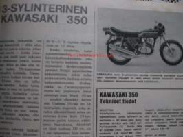 Tekniikan Maailma 1971 / 8 koeajossa Mini Clubman.Morris Marina.Suomen Autoteollisuus 40 vuotta.Kawasaki 350.ym