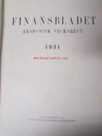 Finansbladet 1931 -sidottu vuosikerta