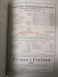 Finansbladet 1931 -sidottu vuosikerta