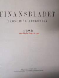 Finansbladet 1929 -sidottu vuosikerta