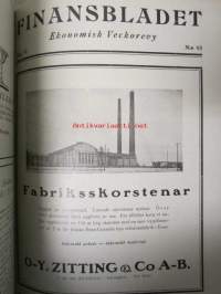 Finansbladet 1929 -sidottu vuosikerta