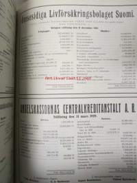 Finansbladet 1929 -sidottu vuosikerta