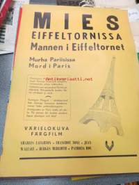 Mies Eiffeltornissa / Murha Pariisissa - Mannen i Eiffeltornet / Mord i Paris -elokuvajuliste, Charles Laughton, Franchot Tone, Jean Wallace, Burges Meredith