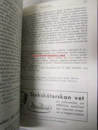 Epione 1945 - Suomen Sairaanhoitajanyhdistys / Sjuksköterskeföreningen i Finland, suomen- ja ruotsinkielinen jäsenlehti -sidottu vuosikerta