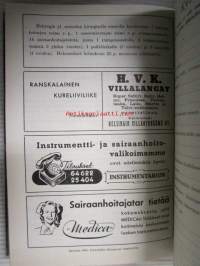 Epione 1945 - Suomen Sairaanhoitajanyhdistys / Sjuksköterskeföreningen i Finland, suomen- ja ruotsinkielinen jäsenlehti -sidottu vuosikerta