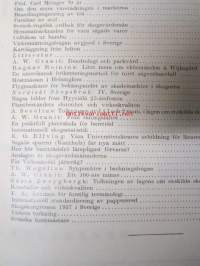 Forstlig Tidskrift 1934, metsäalan ammattilehti -sidottu vuosikerta