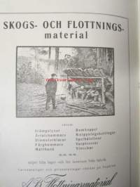 Forstlig Tidskrift 1934, metsäalan ammattilehti -sidottu vuosikerta