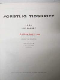 Forstlig Tidskrift 1935, metsäalan ammattilehti -sidottu vuosikerta