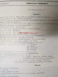 Forstlig Tidskrift 1935, metsäalan ammattilehti -sidottu vuosikerta