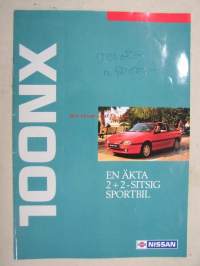 Nissan 100NX -myyntiesite / brochure