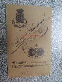 Neiti K.O. Kotti, Atelier Universal, Helsinki -visiittikorttivalokuva