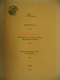 Hotelli Grand Menu Weilin &amp; Göös 28.5.1938