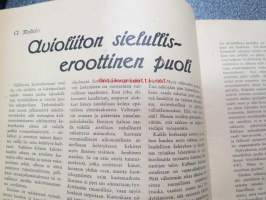 Kotikissa 1947 nr 5, sis. mm. seur. artikkelit; Opiskelija-avioliitot - Hyvä vai paha?Martti Piha - Kaukomatka taikatarjottimella, A. Molnár - Avioliiton