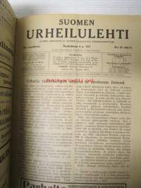 Suomen Urheilulehti 1916-17 (1.10.1916-1.10.1917) -20. sidottu vuosikerta