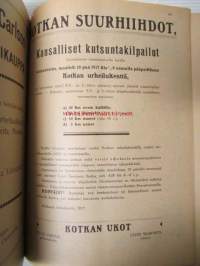 Suomen Urheilulehti 1916-17 (1.10.1916-1.10.1917) -20. sidottu vuosikerta