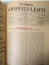 Suomen Urheilulehti 1916-17 (1.10.1916-1.10.1917) -20. sidottu vuosikerta