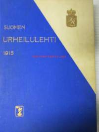 Suomen Urheilulehti 1914-15 (1.10.1914-1.10.1915) -18. sidottu vuosikerta