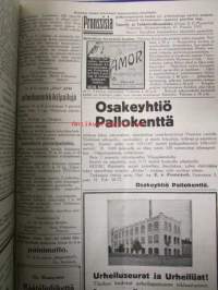 Suomen Urheilulehti 1914-15 (1.10.1914-1.10.1915) -18. sidottu vuosikerta
