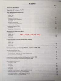 Volvo Huoltokäsikirja osa 8 (88), Vianetsintä-Korjaus-Huolto -  SRS (&quot;ilmatyyny&quot;) (Supplemental Restraint System) 700 1987-19.. Syyskuu 1989 TP 31403/1 SF