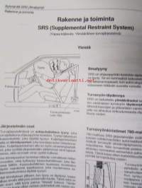 Volvo Huoltokäsikirja osa 8 (88), Vianetsintä-Korjaus-Huolto -  SRS (&quot;ilmatyyny&quot;) (Supplemental Restraint System) 700 1987-19.. Syyskuu 1989 TP 31403/1 SF