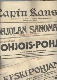 Sanomalehden nimiotsikko leike  10 kpl:n erä 1948/ sanomalehtien ilmoituskeskus