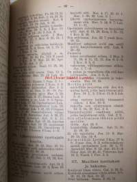 Raamatun opas eli aakkosellinen luettelo tärkeimmistä Raamatusta löytyvistä käsitteistä