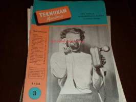 Tekniikan Maailma 3/1955 autolautta, ihmiskunnan energialähteet, Goodmans-laboratorio, hopeanuolen salaisuus