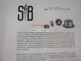 SB Fabriken kollektorit -tuoteluettelo
