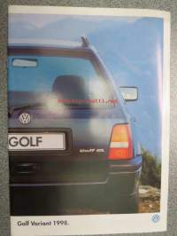 Volkswagen Golf Variant 1998 -myyntiesite ruotsiksi