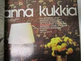 Avotakka 1975 nr 11 sis. mm. seur. artikkelit / kuvat / mainokset; Ruokaa rakkaudella Tuula Rosenquist, Kahden talon kaunis liitto - Holmströmit Espoon