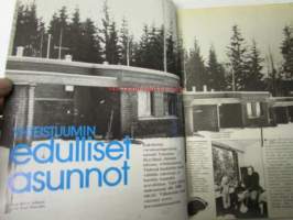 Avotakka 1975 nr 2 sis. mm. seur. artikkelit / kuvat / mainokset; Kaupunkien muhkeat edustustilat Tampere - Turku - Helsinki, Talo lämpiää lampuilla,