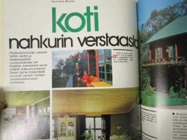 Avotakka 1975 nr 5 sis. mm. seur. artikkelit / kuvat / mainokset; Kim ja Eeva Floor kunnostivat kivan kodin, Toisella puolella aitaa kaikki on vihreämpää - Aita