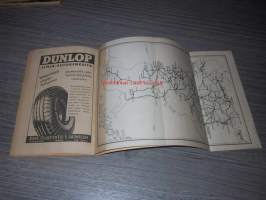 Suomen Postiautolinjat - 1939 - Postautomobillinjerna i Finland -aikataulukirja