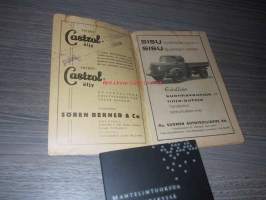 Suomen Postiautolinjat - 1939 - Postautomobillinjerna i Finland -aikataulukirja