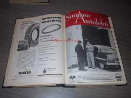 Suomen Autolehti 1956 Sidottu vuosikerta