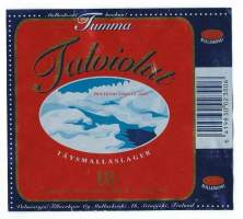 Tumma III Talviolut -  olutetiketti