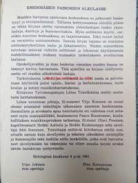 Opistojen Laulukirja, nuottipainos