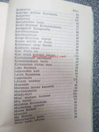 Lauluratto HTV - Henkisen työn valistuskeskus, osittain nuottipainos, laulujen luettelo näkyy kuvissa