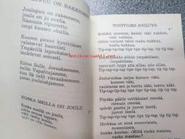 Lauluratto HTV - Henkisen työn valistuskeskus, osittain nuottipainos, laulujen luettelo näkyy kuvissa