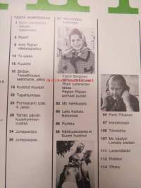 Me Naiset 1974 nr 3 -sis. mm. seur. artikkelit / kuvat / mainokset; Björn Landström satujen satamassa, Lisää laulavia Babitzineja, Armi Ratian näköalapaikka -