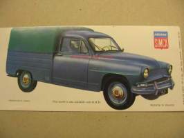 Simca Aronde 1300 Intendante vm. 1957 myyntiesite