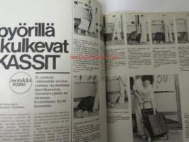 Avotakka 1973 nr 8, Kansikuva Lasse Viren, Avotakka testaa - Pyörillä kulkevat kassit, Metsän herkut, Tuus tuus Tuusulaan - mielenkiintoisia kultturikohteita...