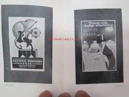 Frenckellin Kirjapaino Osakeyhtiö Helsingissä - mainosvihkonen &quot;Ensimmäisten Helsingissä 1928 pidettyjen Reklaamimessujen johdosta painettu&quot;, sisältää