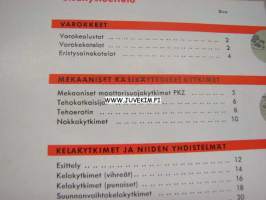 Klöckner-Moeller pääluettelo 1960 -myyntiesite