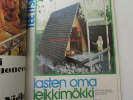 Avotakka 1973 nr 5 sis. mm. seur. artikkelit / kuvat / mainokset; Ulli ja Bengt Kyrlund - Pieni punainen tupa, Avotakan antiikkiopas - Messinki, Tee itse - Lasten