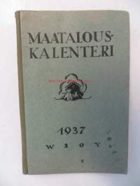 Maatalouskalenteri 1937  26 vsk.