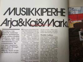 Avotakka 1973 nr 3, musiikkiperheen kotona - Arja Tuomarila ja Kai Lind, istutko hyvin -tuoliesittely mm. Haimi, Aalto