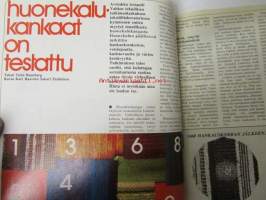 Avotakka 1973 nr 3, musiikkiperheen kotona - Arja Tuomarila ja Kai Lind, istutko hyvin -tuoliesittely mm. Haimi, Aalto